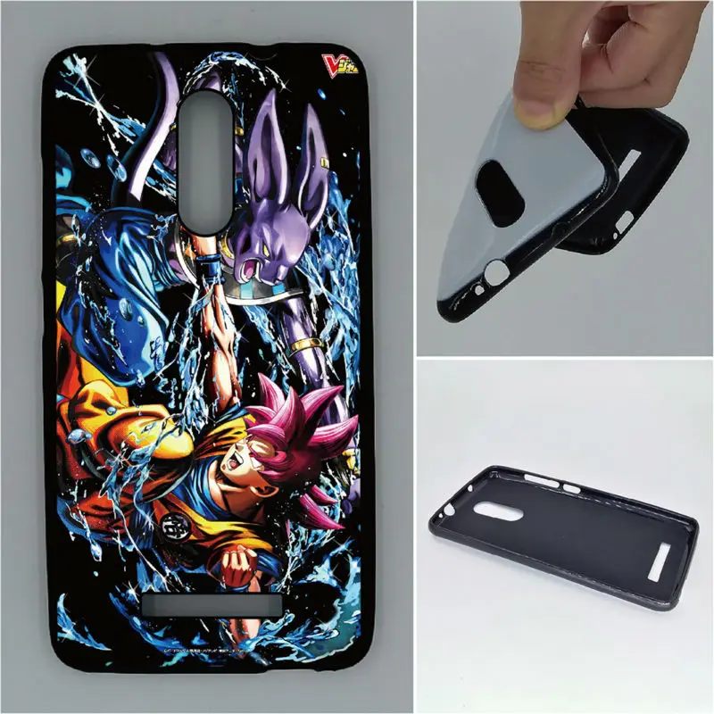 Dragon Ball Z Super Phone Cases Soft TPU For Xiaomi Redmi Note 3 Note 4 