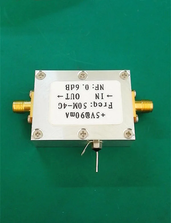 Малошумный LNA 0 05 4G NF = 6дб широкополосный усилитель HF FM VHF UHF Ham Радио Напряжение