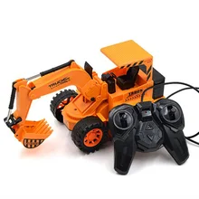 For Birthday Christmas Party 6 Channel Children s Toys Wired Remote Control With Light Excavator Gift