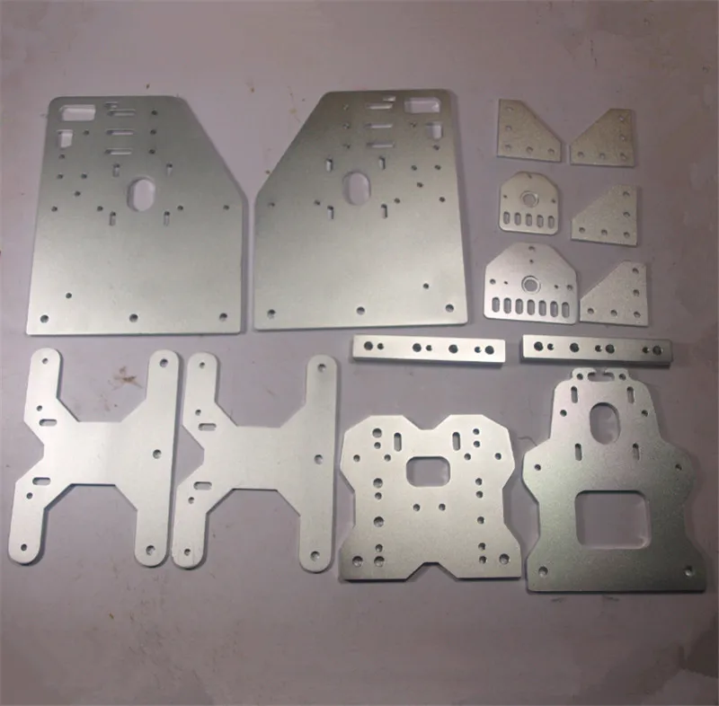 

3D  printer parts Aluminum NEW UPDATED VERSION Gantry Plates full kit Universal Threaded Rod Plates