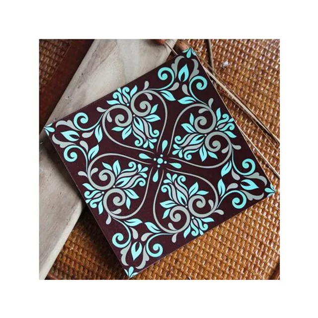 Estilo mediterráneo autoadhesivo azulejo arte de la pared sticker decal