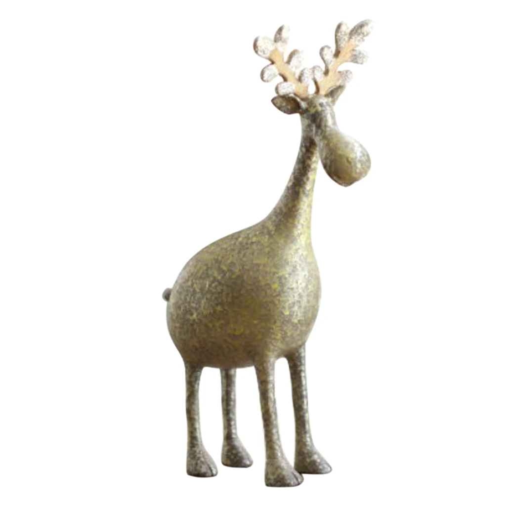 Vintage Resin Elk Deer Wine Rack Cup Holder Wedding Gift Ornament Decor