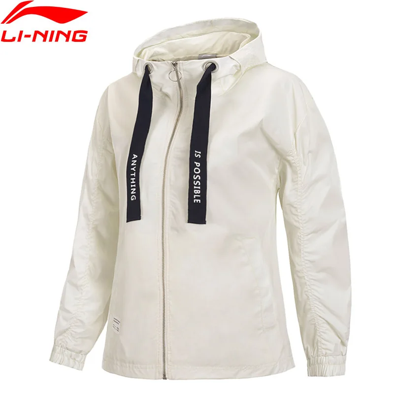 Li Ning Women The Trend Sports Windbreakers Loose Fit 100 Polyester