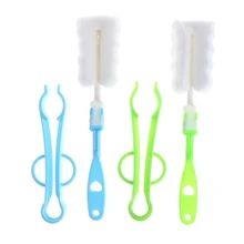 5 шт./компл. губка щетка для младенцев бутылка чашка стеклянная соска стирка очиститель инструмент JUN6_17
