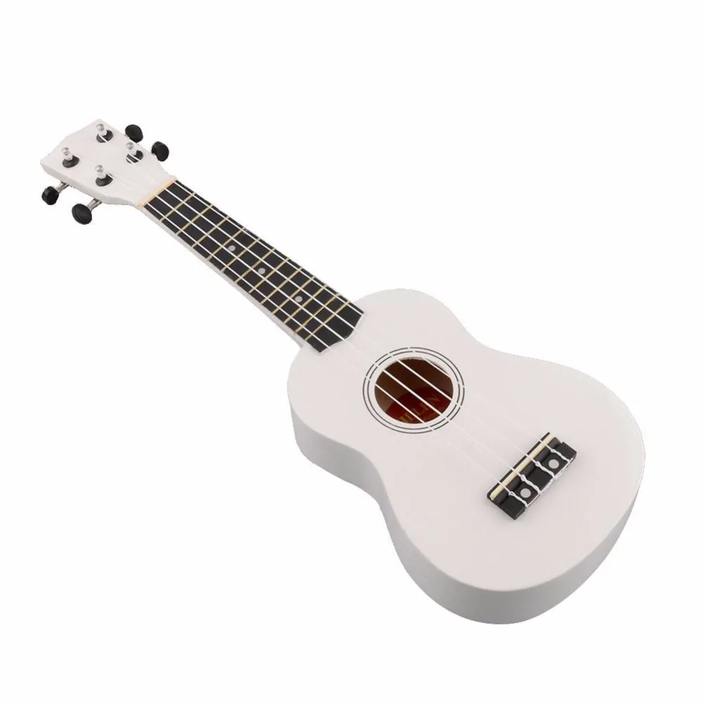 Yuker 21 дюймов Уке Гавайские гитары укулеле Ukelele Mahalo белый 4 Строка Книги по искусству подарки сопрано музыка Гитары инструмент для начинающих