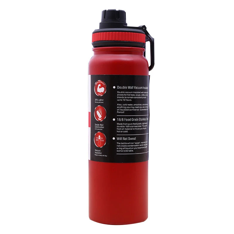 600ml 800ml Stainless Steel Vacuum Flasks Thermoses Cup Double Wall Large Capacity Portable Outdoor Sport Thermal Vacuum Bottle