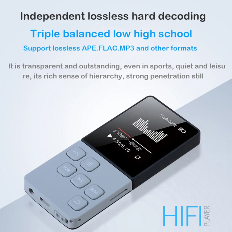 Sharee зоны G9 MP3 плееры построить в Динамик плеер fm радио Walkman просмотру Фотографий 8