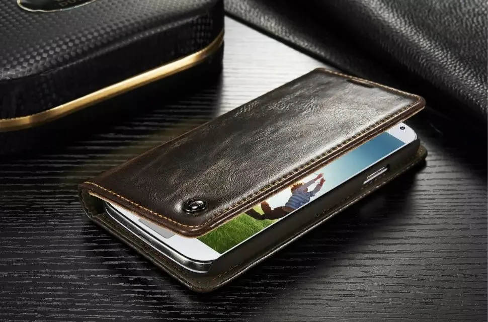 Для samsung S4 Роскошный кожаный чехол с кармашком для карточек Fundas Coque бумажник чехол для samsung Galaxy S4 чехлы-сумки для телефона