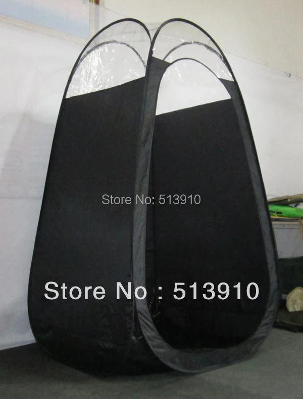 Черный цвет Спрей для загара палатка с пластиковым окном и Топ высшего качества популярный на европейском и американском рынке