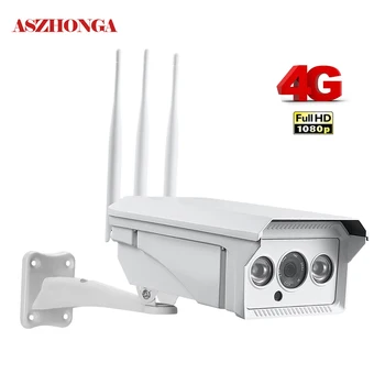 

3G 4G SIM Card Wireless WiFi IP Camera 1080P Bullet Security Camera Outdoor GSM CCTV Surveillance Cam 2MP IR Night Vision