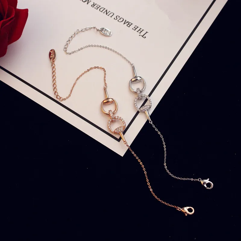 

CX-Shirling Quality Women Crystal Bracelet&Bangle Charm Brand Design Color Keeping Fancy Bracelet Armband Female