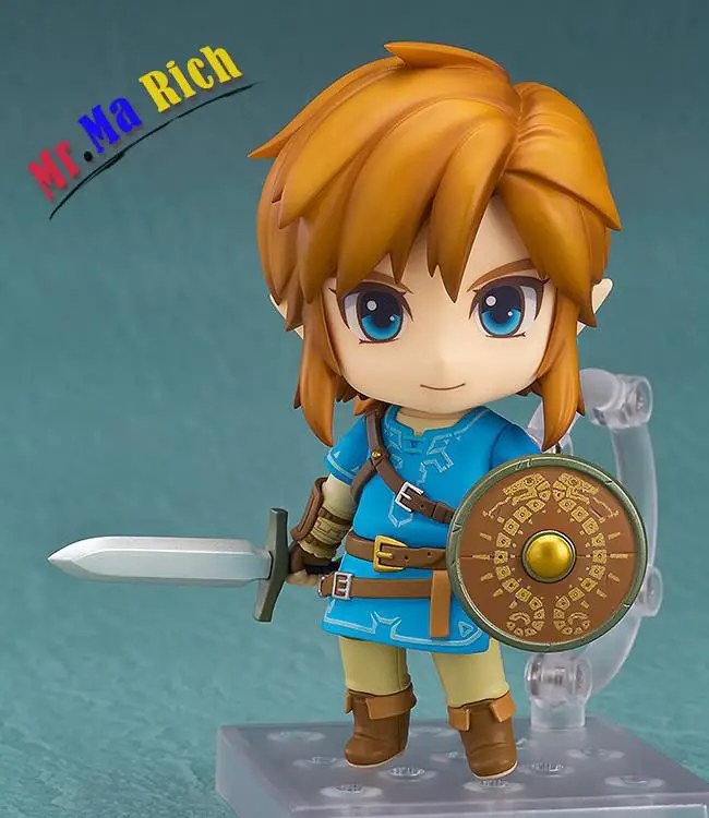 

Anime Nendoroid Zelda Breath Of The Wild Link 733 Pvc Action Figure Collectible Model Toy Doll 11cm