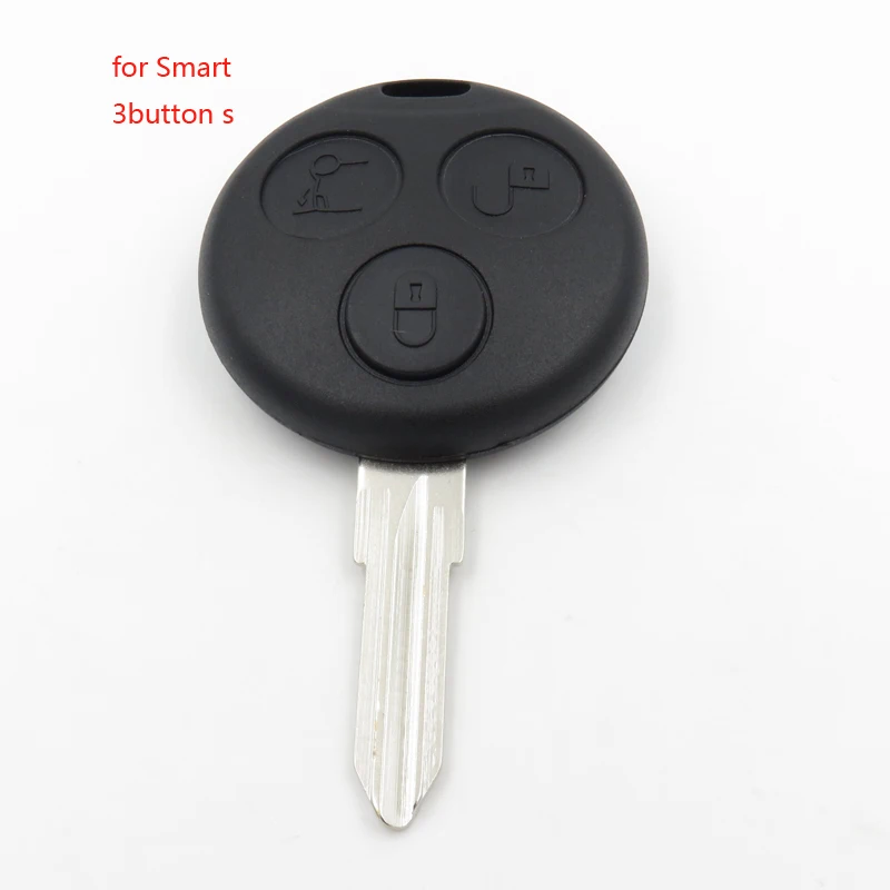 Cocolockey без логотипа для Benz Smart Fortwo Key Shell 3 кнопочный корпус дистанционного брелка Автомобильный ключ крышка