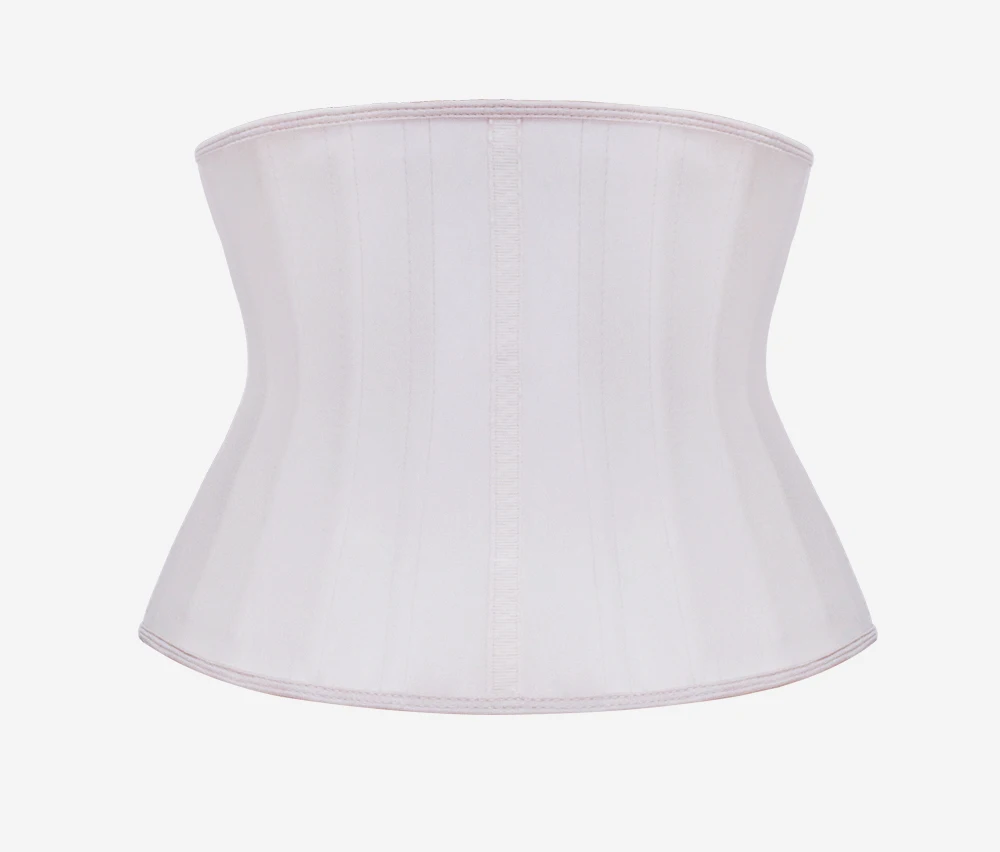 NB1504 1 Atbuty Latex Corset Waist Trainer 25 Steel Boned Short Torso Body Shaper Slimming Shapewear (17)