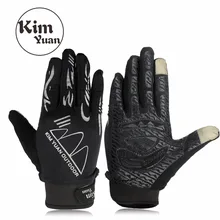 Ким Юань, 5 пар, защитные перчатки для защиты от солнца с сенсорным экраном, для горного велоспорта, бега, пешего туризма, общего использования, черные мужские и женские