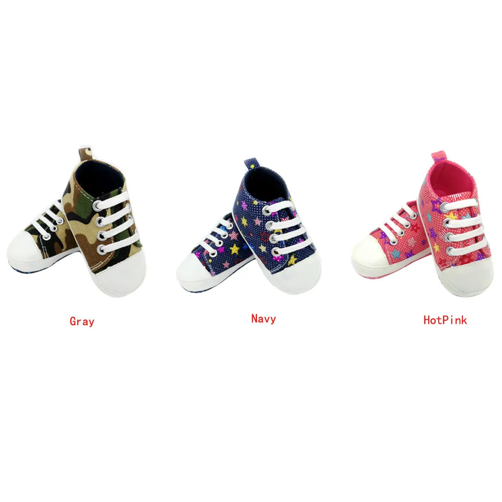 Модная обувь для маленьких мальчиков и девочек, кроссовки с нескользящей мягкой подошвой, яркие парусиновые туфли для новорожденных мальчиков и девочек