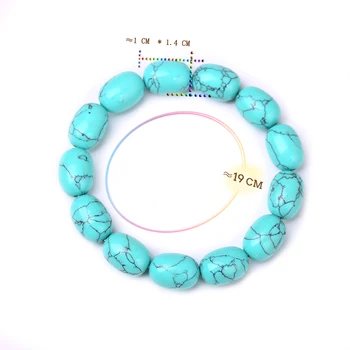 

3A Trendy Mix Natural Stone Bracelets Women Men Love Vintage Charm Round Chain Beads Couple Bracelets Jewelry Women Friend Gifts