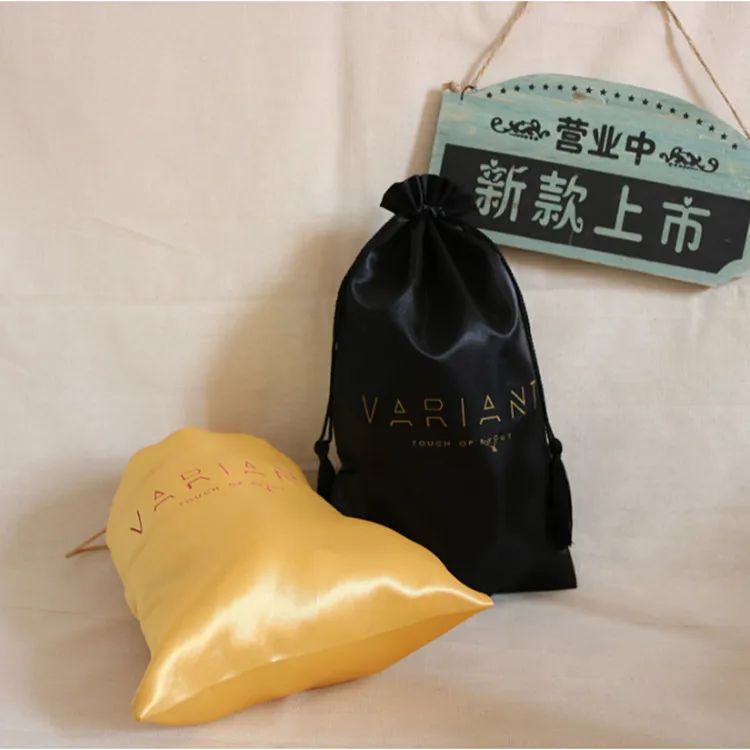 Атласные сумки для упаковка ювелирных изделий/макияж/подарок/Свадебные/вечерние/хранения/пучки волос/Парики/ сумка для обуви шелковая