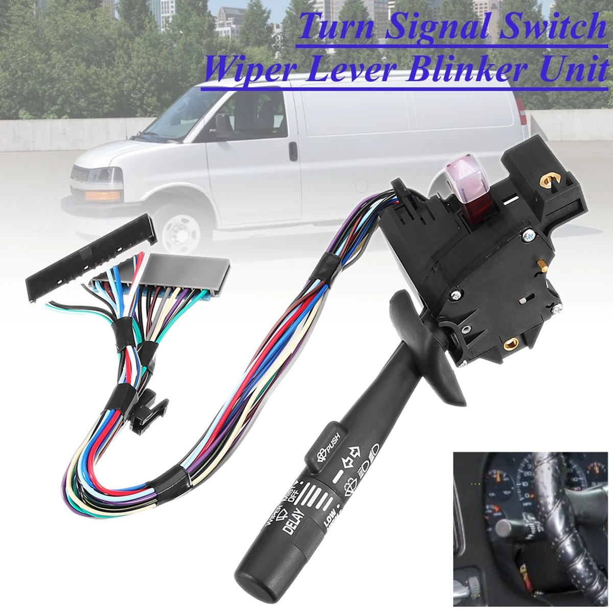 Turn Signal Wiper Lever Blinker Switch For Chevy Astro Express for GMC