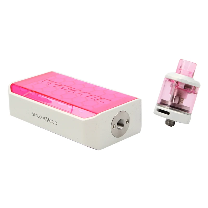 Original WISMEC SINUOUS V200 Kit 200W SINUOUS V200 MOD with 3ml Amor NSE Tank Electronic Cigarette Vape with WS-M WL04 MTL Coil 01 (11)