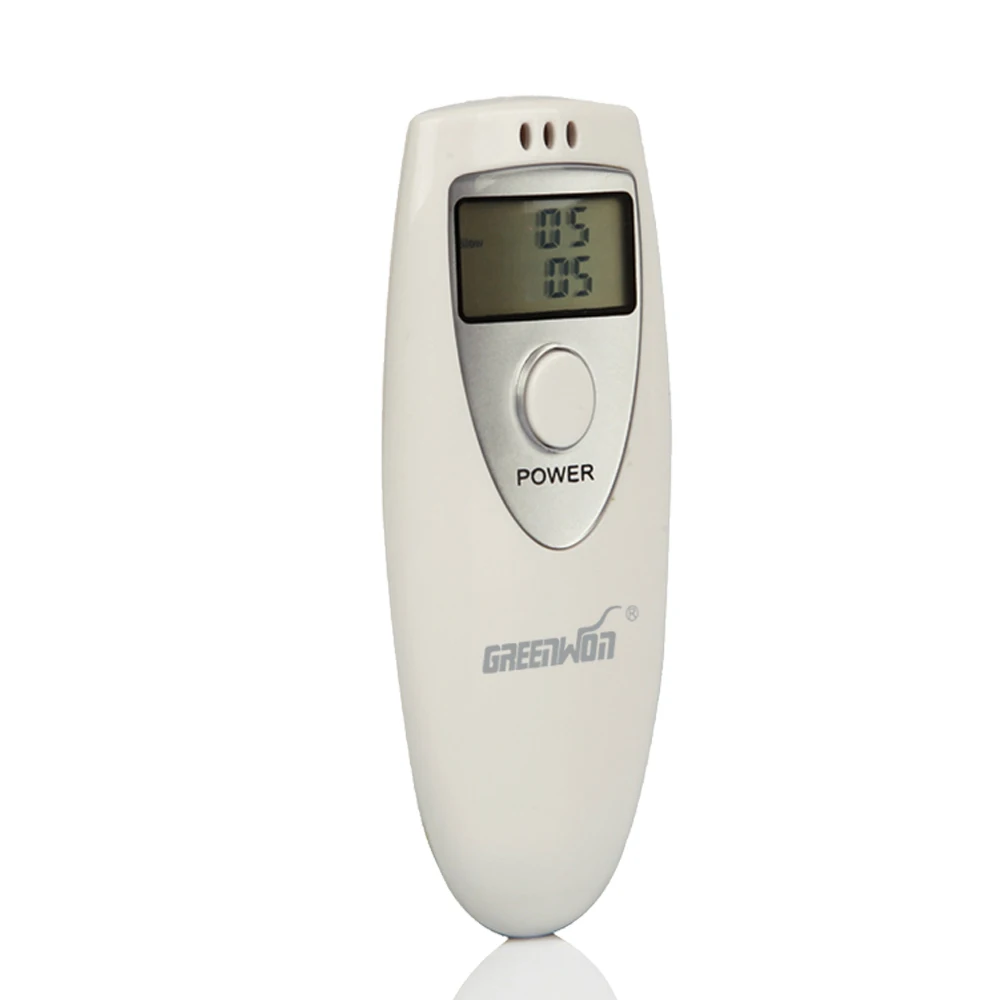 Цифровой алкотестер GREENWON портативный с ЖК дисплеем|portable breathalyzer|digital breath alcohol