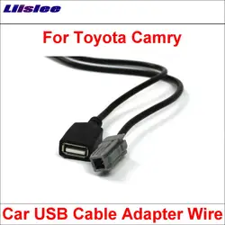 Liislee для Toyota Camry оригинальный вилки к USB адаптер Conector автомобиля CD радио аудио медиа кабель передачи данных провода