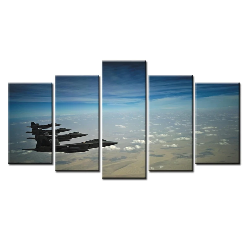 Canvas Paintings Wall Art HD Prints Framework Home Decor 5 Piece/Pcs Aerial landscape Pictures/Abstrac- (146) | Дом и сад