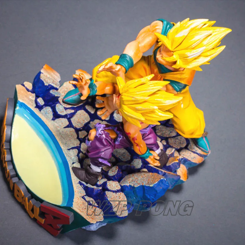 Super Saiyan Kakarotto Гохан боевые повреждения фигурка героя модель игрушки в боевом