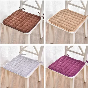 

High-Quality Seat Cushion Chair Cushion Chair Pad Solid Color Cotton Chair Cushion Quilted Slip-Resistant Dining Chair Cushion