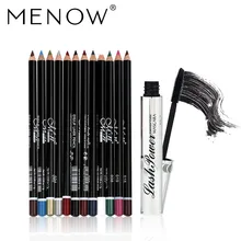 MENOW 12 Цветов глаз макияжная подводка для глаз карандаш Водонепроницаемый бровей Красота ручка карандаш-подводка для глаз набор
