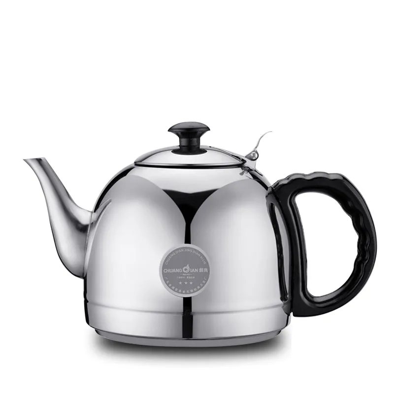 1.2L толще индукционная плита чайник для воды удобный дизайн чайник высококачественная нержавеющая сталь Кофе чайник кофейник - Цвет: White