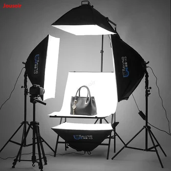 

LED small studio 4 Light Set mobile phone Professional photography lamp SoftBox Shooting prop photographic fill light CD50 T11X1