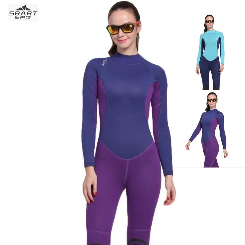 Sbart 1052 Scuba Diving Wetsuit Women 3mm Diving Suit Neoprene Swimming