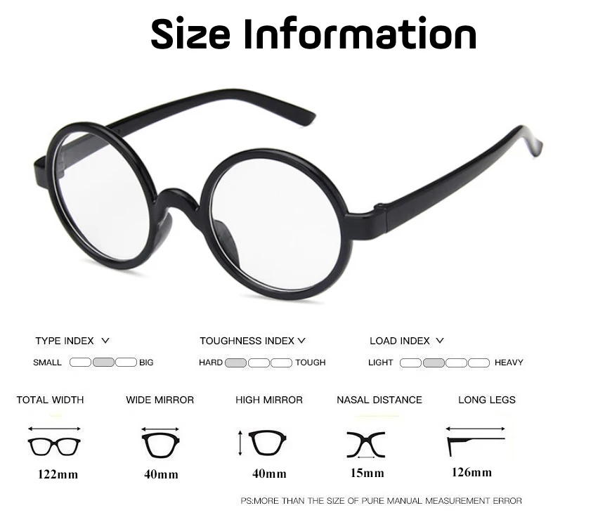 Милые детские круглые очки рамы Дети Твердые Гарри-Поттер оправы для ...