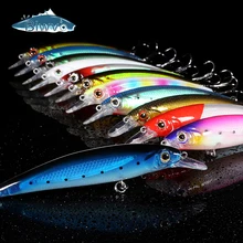 Biwvo Minnow приманки металлические кальмары Твердые Товары для рыбалки светящиеся swimbait морская река Shad Воблер для троллинга кальмаров приманка для рыбы