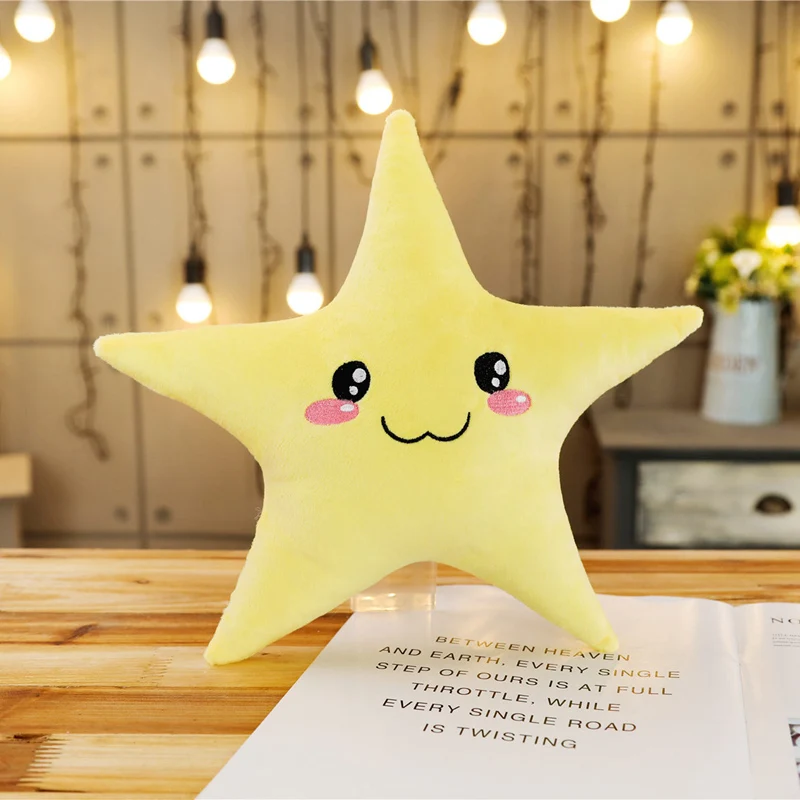 New Kawaii Sky Series Pentagram Pillow Soft Star Plush Toys Stuffed Cushion Nice Sofa Pillow Lovely Christmas Gift for Girl 3