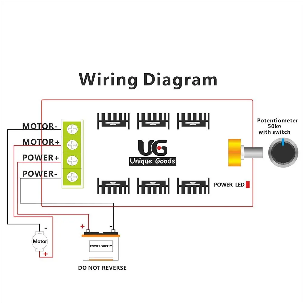 Free Shipping 12V 24V 48V 2000W MAX 10 50V 40A PWM HHO DC Motor Speed Control RC Controller Manufacturer Direct Supply-in Motor Controller from Home ...