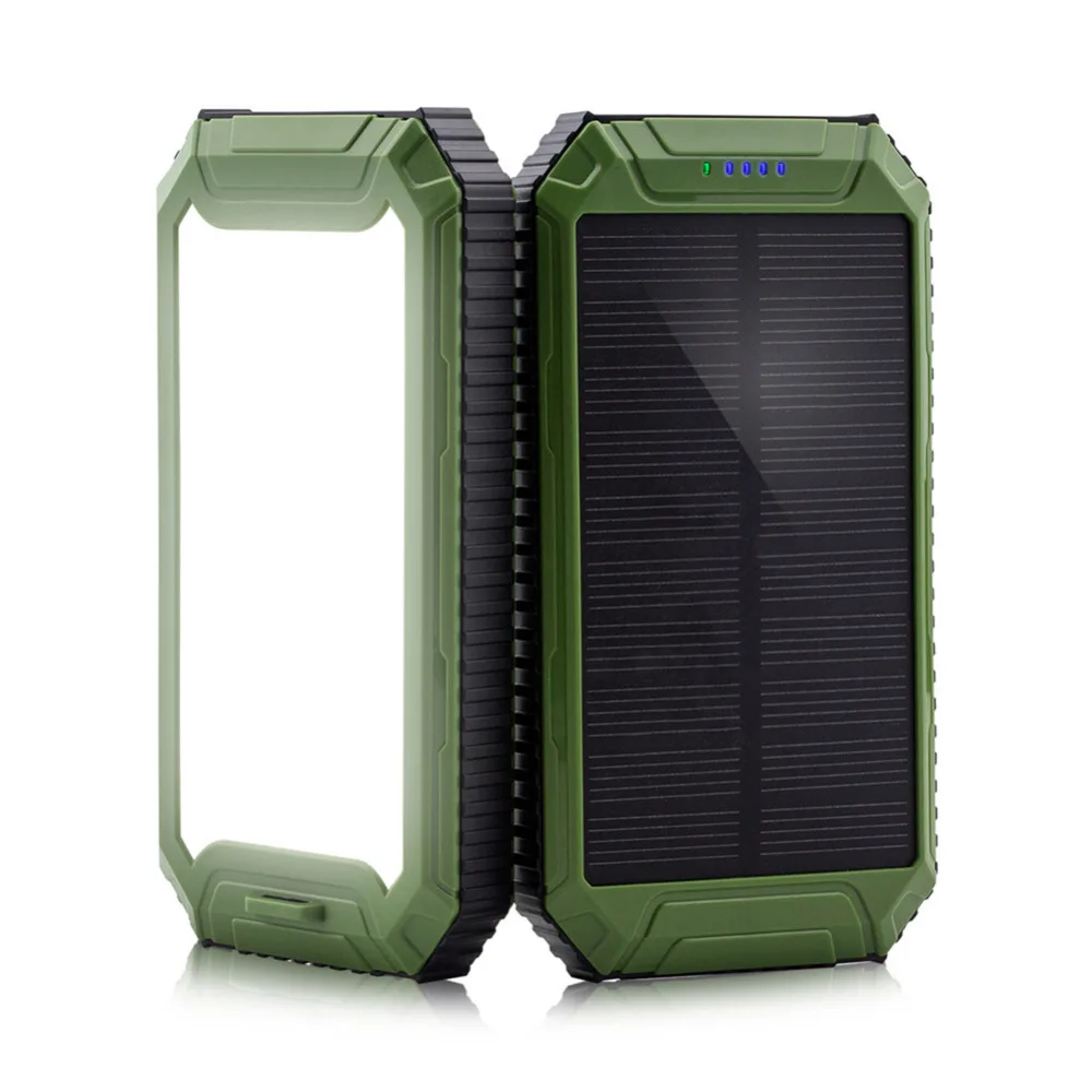 PowerGreen Пешие прогулки солнечная батарея карманное зарядное устройство LED дизайн