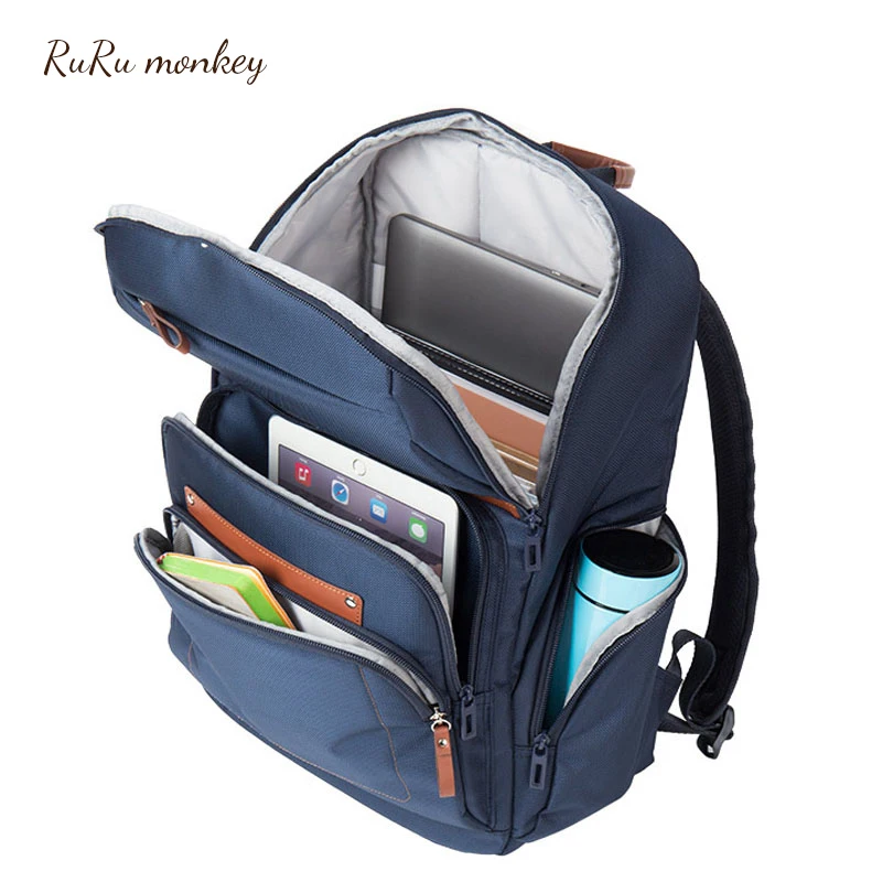 

RURU monkey Boys School Backpacks For Teenage Large Capacity Bags Fashion College Male Travel Backpack Anti Thief Backpack