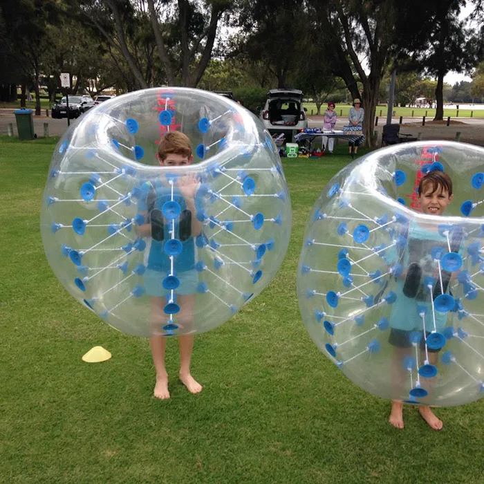 Free shipping 0.7 mm TPU 1.2 meter diameter bubble soccer body zorb suits bumper ball human for kids | Игрушки и хобби