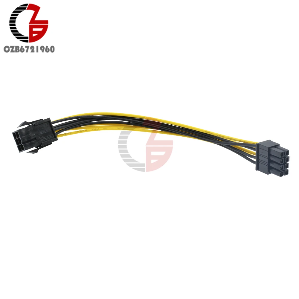 Адаптер питания PCI Express от 6 до 8 контактов шнур соединитель для видеокарты ЦП|8 pin pci