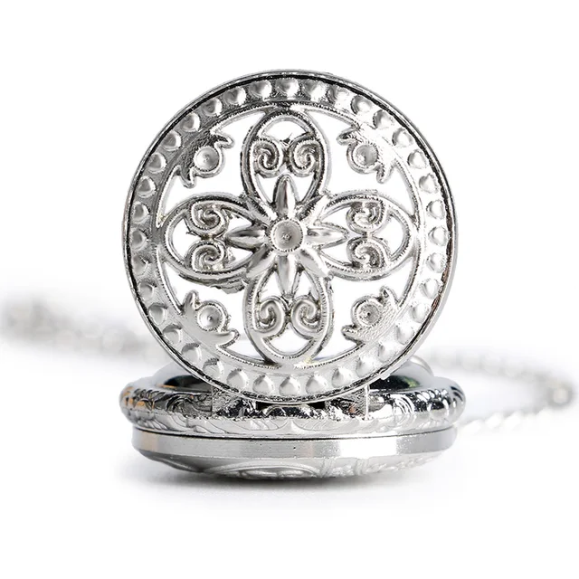 Stylish Vintage Silver Hollow Flower Butterfly Elegant Small Quartz Pocket Watch Stylish Vintage Silver Hollow Flower Butterfly Elegant Small Quartz Pocket Watch