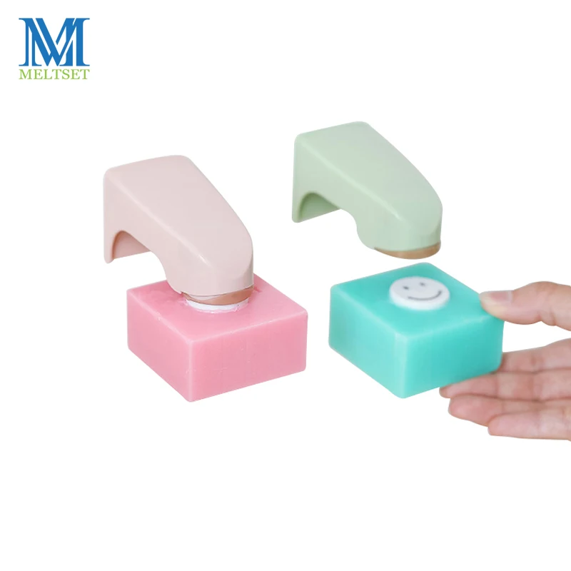 1 PC Portable New Soap Holder Dispenser Kitchen Bathroom Shower Wall Mounted Sticking