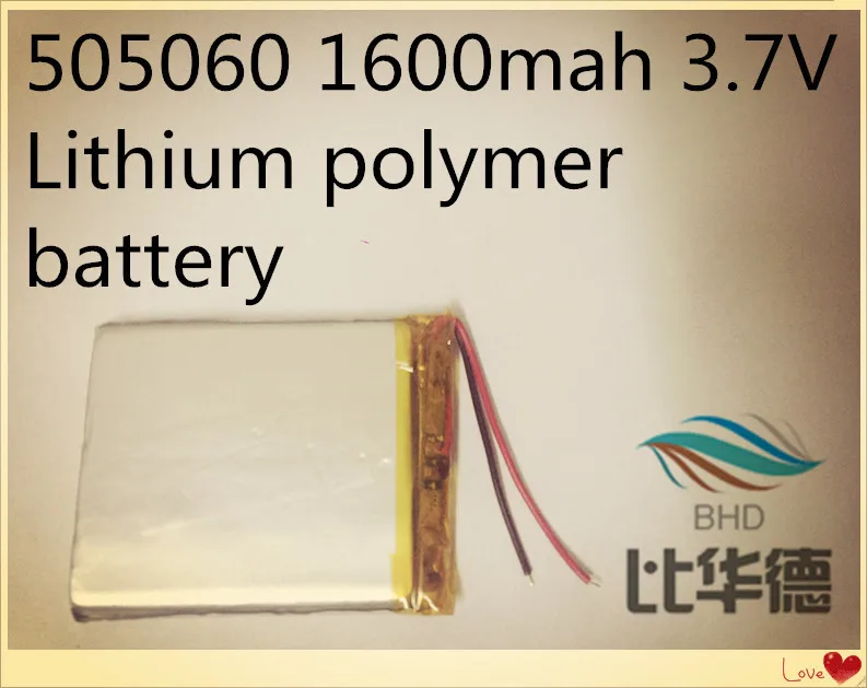

Patriot S302 505060 1600mah 3.7VLithium polymer battery rechargeable battery polymer battery SDL brand batteries
