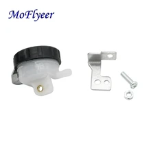 MoFlyeer Universal Refit Fluid Bottle Reservoir Motorcycle Foot Rear Brake Master Cylinder Tank Oil Cup MoFlyeer Universal Refit Fluid Bottle Reservoir Motorcycle Foot Rear Brake Master Cylinder Tank Oil Cup