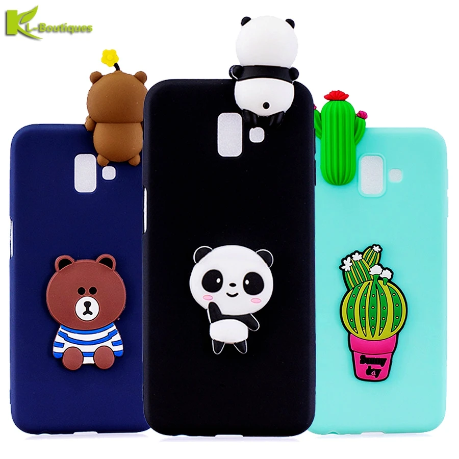 J6 Plus Phone Cases sFor Fundas Samsung Galaxy J6 J4 Plus 2018 Case Soft 3D DIY Panda Doll Toy Case for Samsung J4 J6 2018 Etui J6 Plus Phone Cases sFor Fundas Samsung Galaxy J6 J4 Plus 2018 Case Soft 3D DIY Panda Doll Toy Case for Samsung J4 J6 2018 Etui