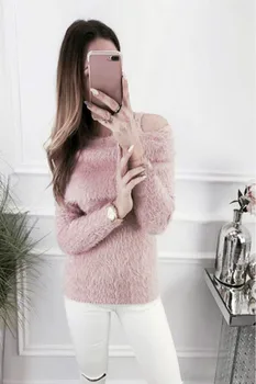 

New Fashion Lady Ladies Women Winter Knitted Jumper Tops Pullover Knitwear Sweatshirts Long Sleeve Tops