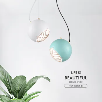 

Nordic Loft Multicolour Macaroon Pendant Light Art Italy Designer Dining Living Study Led Hanging Light Fixtures Free Shipping