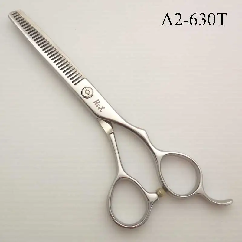 5,5 дюймовые высококачественные профессиональные ножницы для стрижки волос для парикмахерской - Цвет: 30 teeth 6 inch