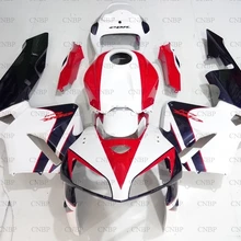 CBR 600 RR 2005-2006 Пластик Обтекатели CBR 600 RR 2006 Пластик Обтекатели CBR 600 RR 06 белый красно-черные обтекатели
